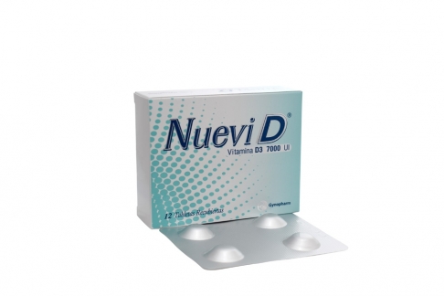Nuevi D 7000 U.I Caja Con 12 Tabletas Recubiertas
