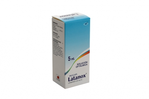 Latanox Solución Oftalmológica 50 mcg Caja Con Frasco Con 5 mL Rx Rx1 Rx3