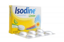Isodine Caja Con 6 Tabletas - Sabor A Límon
