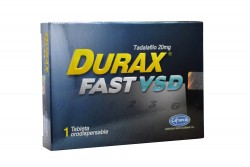 Durax Fast Vsd 20 mg Caja Con 1 Tablera Orodispersable Rx