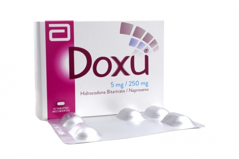 Doxu 5 / 250 mg Caja Con 10 Tabletas Recubiertas RX