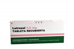 Letrozol 2.5 mg Caja Con 30 Tabletas Recubiertas Rx1
