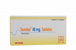 Temiltar 40 mg Caja Con 30 Tabletas Rx4