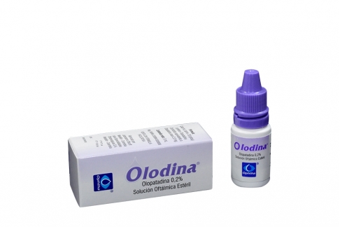 Olodina 0.2 % Gotas Solución Oftálmica Caja Con Frasco Con 5 mL RX