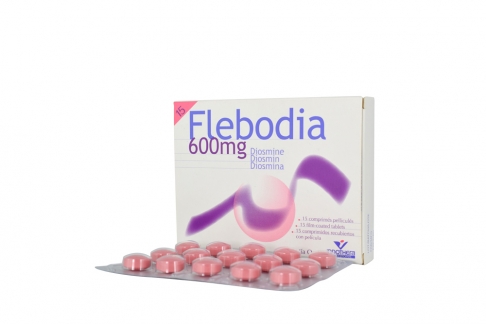 Flebodia 600 mg Caja Con 15 Comprimidos Recubiertos Rx