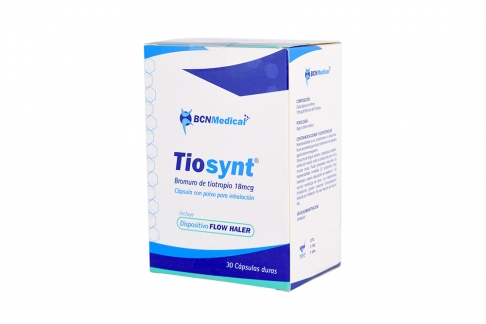 Tiosynt 18 mcg Polvo Para Inhalación Caja Con 30 Cápsulas Duras Rx