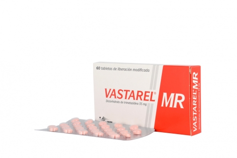 Vastarel MR 35 mg Caja Con 60 Tabletas De Liberación Modificada Rx Rx1
