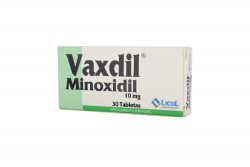 Vaxdil Minoxidil 10 mg Caja Con 30 Tabletas Rx