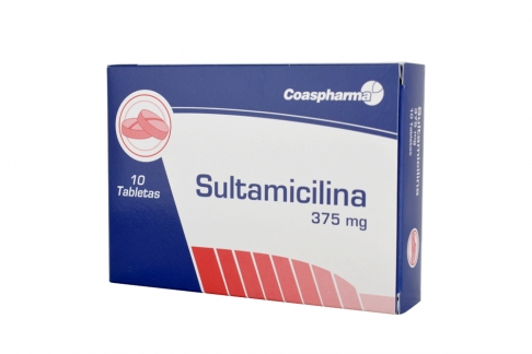 Sultamicilina 375 mg Coaspharma Caja Con 10 Tabletas Rx Rx2