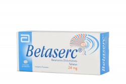 Betaserc 24 mg Caja Con 20 Tabletas Rx4