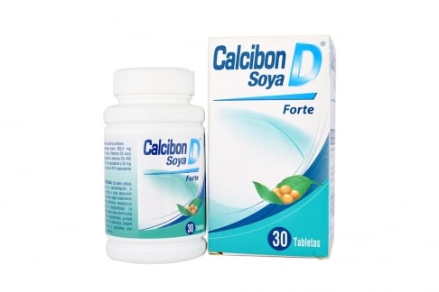 Calcibon D Soya Forte Caja Con Frasco Con 30 Tabletas Rx