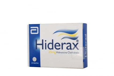Hiderax 25 mg Caja Con 20 Tabletas Rx