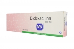 Dicloxacilina 500 mg Caja Con 50 Cápsulas . Rx Rx2