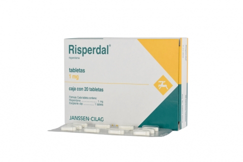 Risperdal 1 mg Caja Con 20 Tabletas Rx1