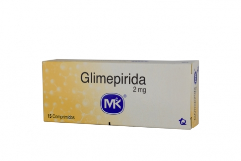Glimepirida 2 Mg Caja Con 15 Comprimidos Rx Rx4