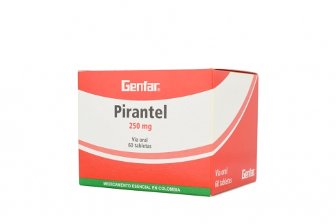 Pirantel 250 mg Caja Con 60 Tabletas Rx