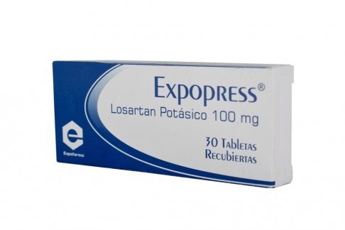 Expopress 100 mg Caja Con 30 Tabletas Recubiertas Rx4