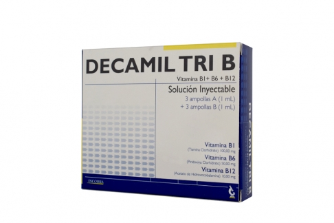 Decamil Tri B Caja Con 3 Ampollas Rx