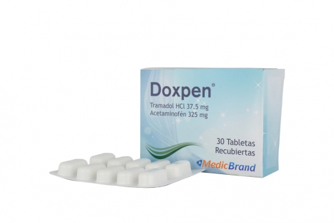 Doxpen 37.5 / 325 mg Caja Con 30 Tabletas Recubiertas Rx