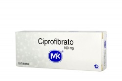 Ciprofibrato 100 mg Caja x 10 Tabletas Rx