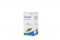 Timolol 0.5 % Solución Caja Con Frasco De 5 mL Rx