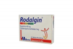 Rodalgin 400 mg Caja Con 20 Tabletas Recubiertas Rx