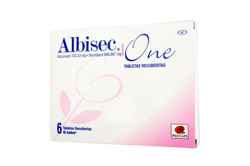 Albisec One 133.33 / 666.667 mg Caja Con 6 Tabletas Rx Rx2