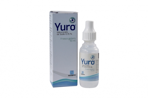 Yuro 0.15% Solución Oftalmica Caja Con Frasco Con 10 mL