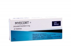 Myecort 4 mg Caja Con 30 Tabletas Rx