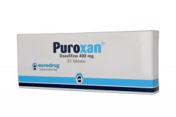 Puroxan 400 Mg Caja Con 20 Tabletas Rx