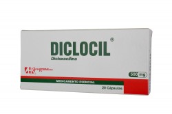 Diclocil 500 mg Caja Con 20 Cápsulas Rx