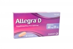 Allegra D 60 / 25 Mg Caja Con 10 Tabletas Recubiertas