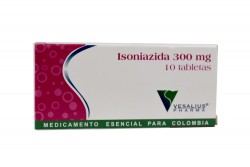 Isoniazida 300 mg Caja Con 10 Tabletas Rx2