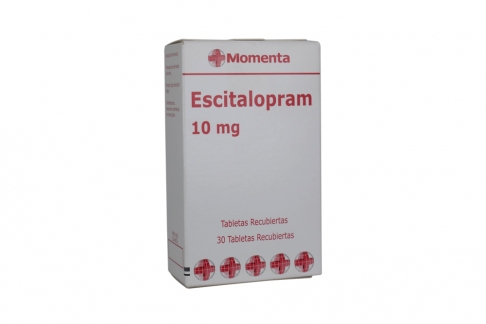 Escitalopram 10 mg Caja Con 30 Tabletas Recubiertas Rx4