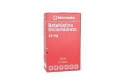 Betahistina Diclorhidrato 16 mg Caja Con 30 Tabletas Rx
