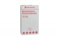 Betahistina Diclorhidrato 24 mg Caja Con 30 Tabletas Rx