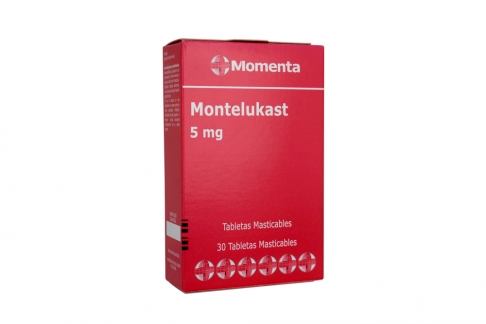 Montelukast 5 mg Con 30 Tabletas Masticables Rx Rx1 Rx4
