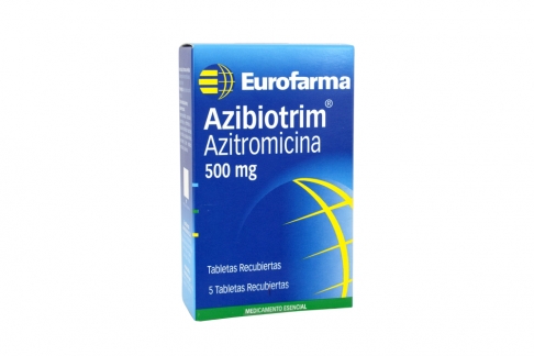 Azibiotrim 500 mg Caja Con 5 Tabletas Recubiertas