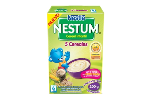 Nestum Cereal Infantil 5 Cereales Caja Con Bolsa Con 200 g