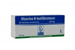 Hioscina N-Butil Bromuro 10 mg Caja Con 20 Tabletas Recubiertas Rx