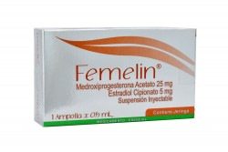 Femelin 25 / 5 mg Suspensión Inyectable Caja Con 1 Ampolla Rx