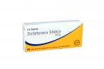 Diclofenaco Sódico 50 Mg Caja Con 20 Tabletas Recubiertas De Liberación Retardada