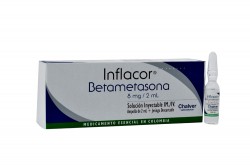 Inflacor Suspensión Inyectable 8 mg Caja Con 1 Ampolla Con 2 mL Rx