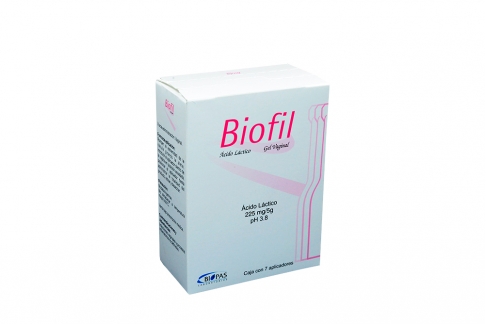 Biofil Gel 225 Mg / 5 G Caja Con 7 Aplicadores Rx