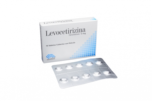 Levocetirizina Colmed 5 Mg Caja Con 10 Tabletas Cubiertas Con Película