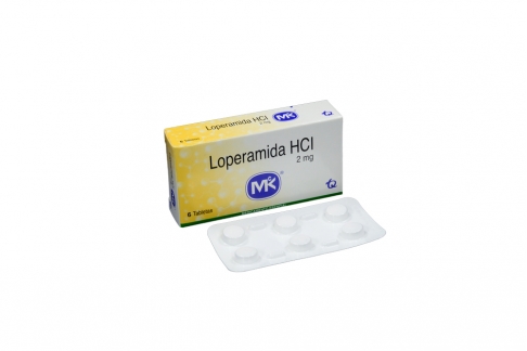 Loperamida HCI 2 mg Caja Con 6 Tabletas Rx