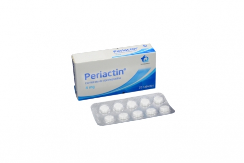 Periactin 4 mg Caja Con 20 Tabletas Rx