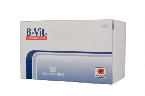 B-Vit Complejo B Caja Con 50 Cápsulas Blandas
