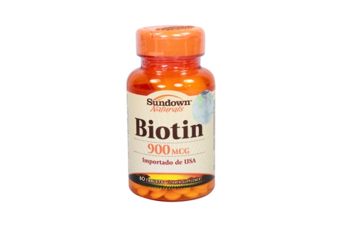 Biotin 900 mcg Frasco Con 60 Tabletas