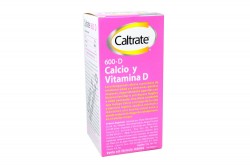 Caltrate 600 Vitamina D Caja Con Frasco Con 60 Tabletas